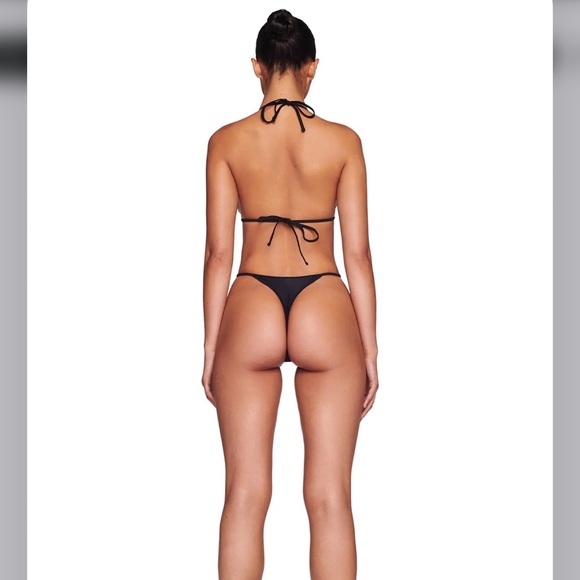 AVA G-STRING BIKINI BOTTOM - Black - Picture 3 of 5